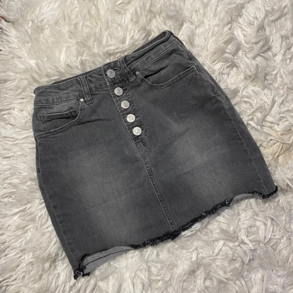 Pacsun Grey Denim Skirt